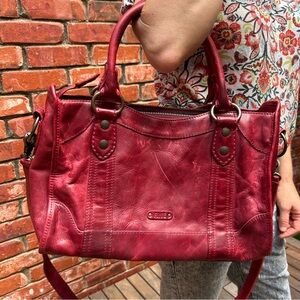 Frye Red Leather Handbag Amazing!